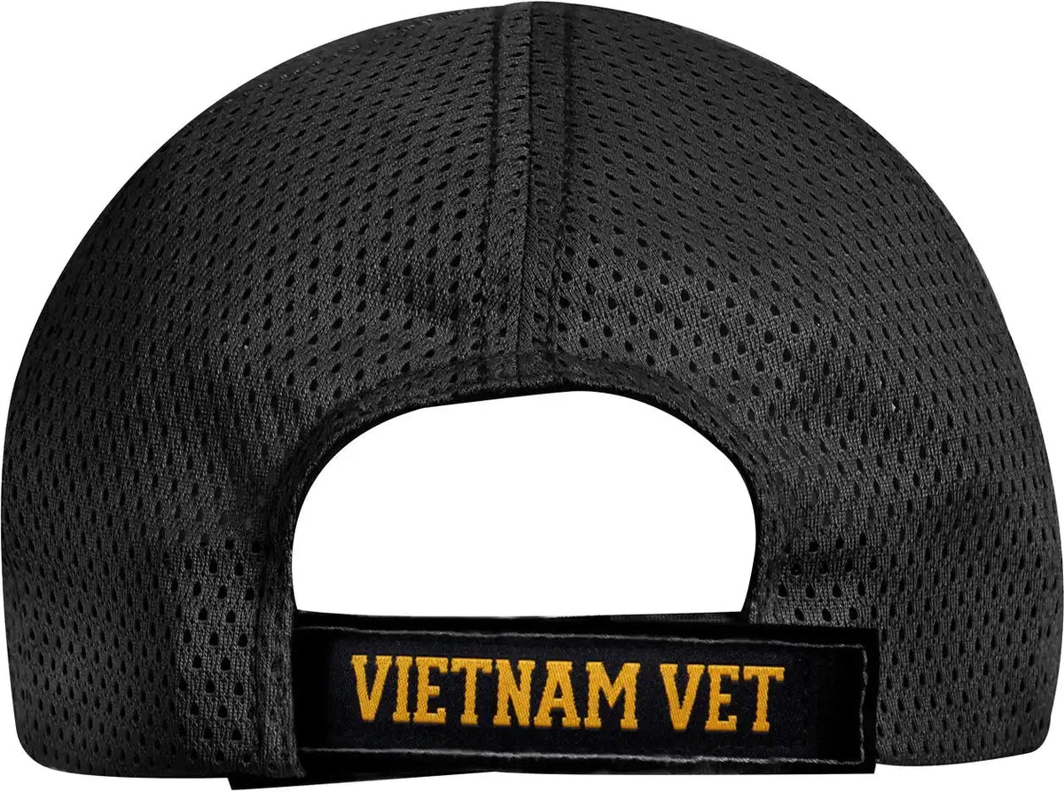 Rothco Vietnam Veteran Tactical Mesh Back Cap Black / one Size