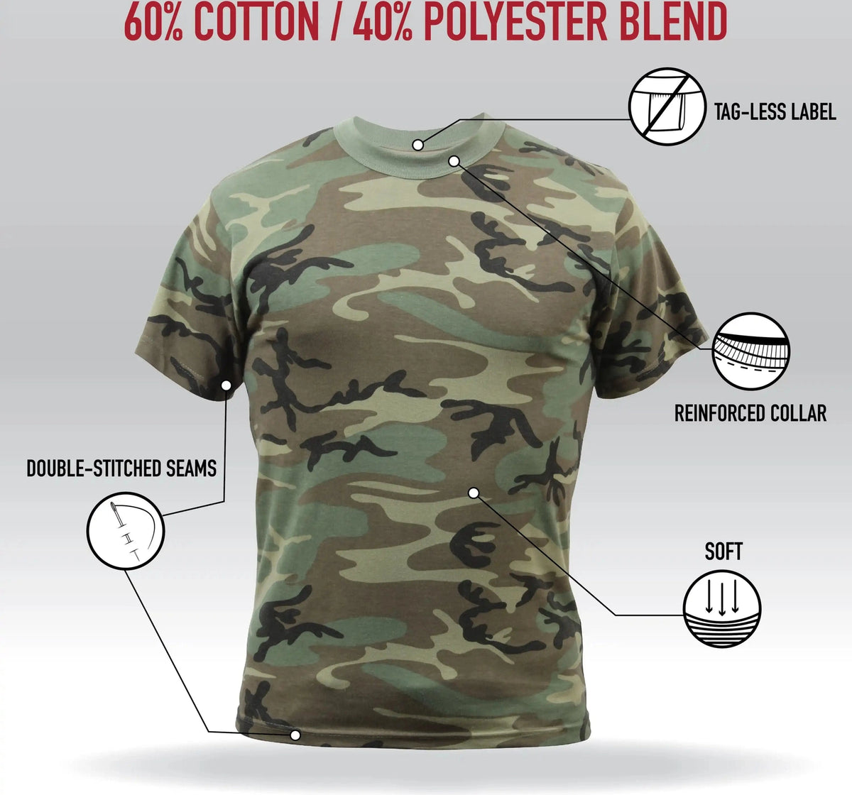 Rothco Vintage Camo T-shirts