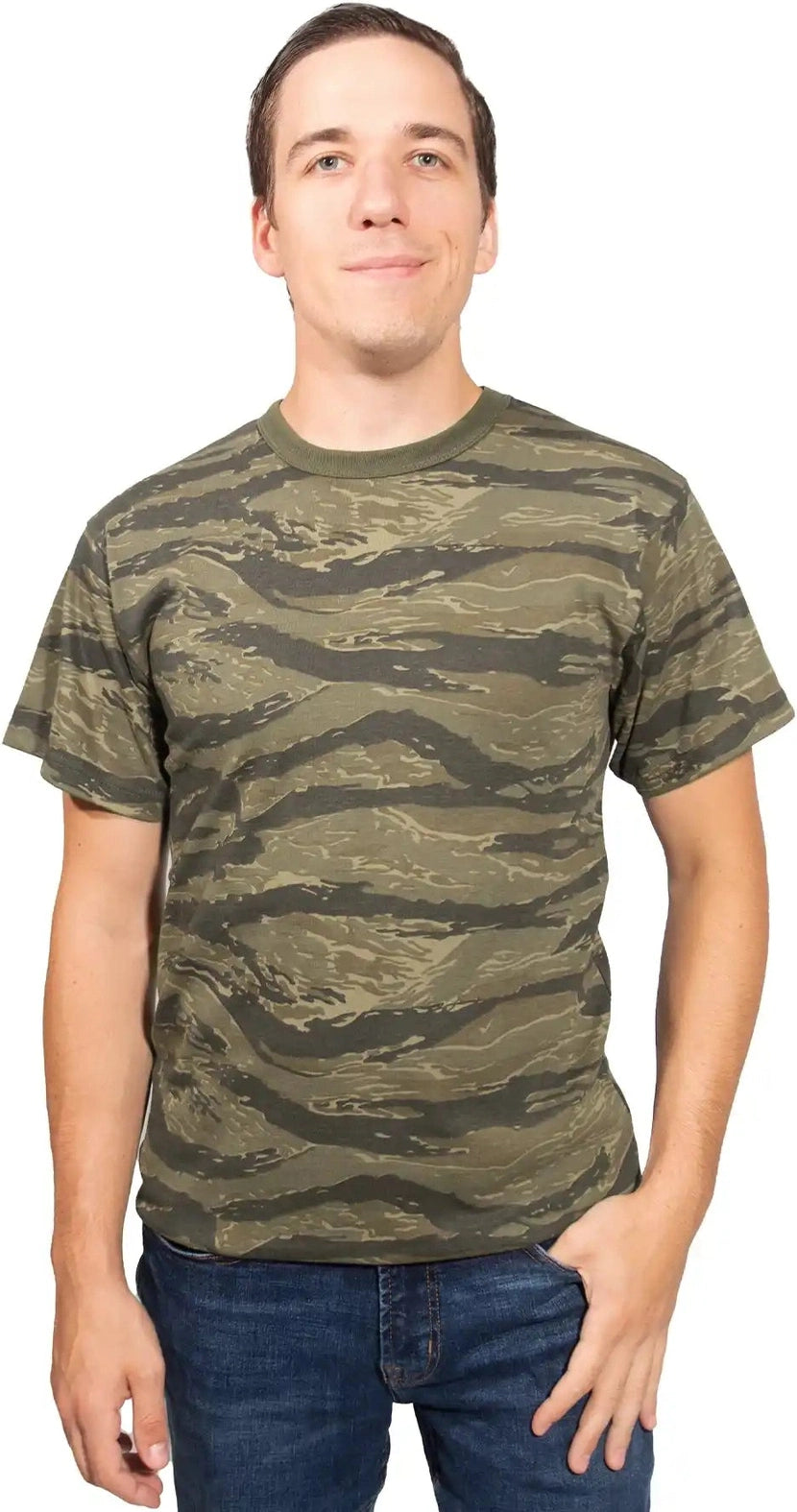 Rothco Vintage Camo T-shirts - Tiger Stripe / s