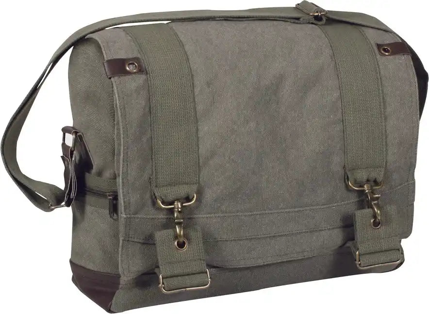 Rothco Vintage Canvas B-15 Pilot Messenger Bag