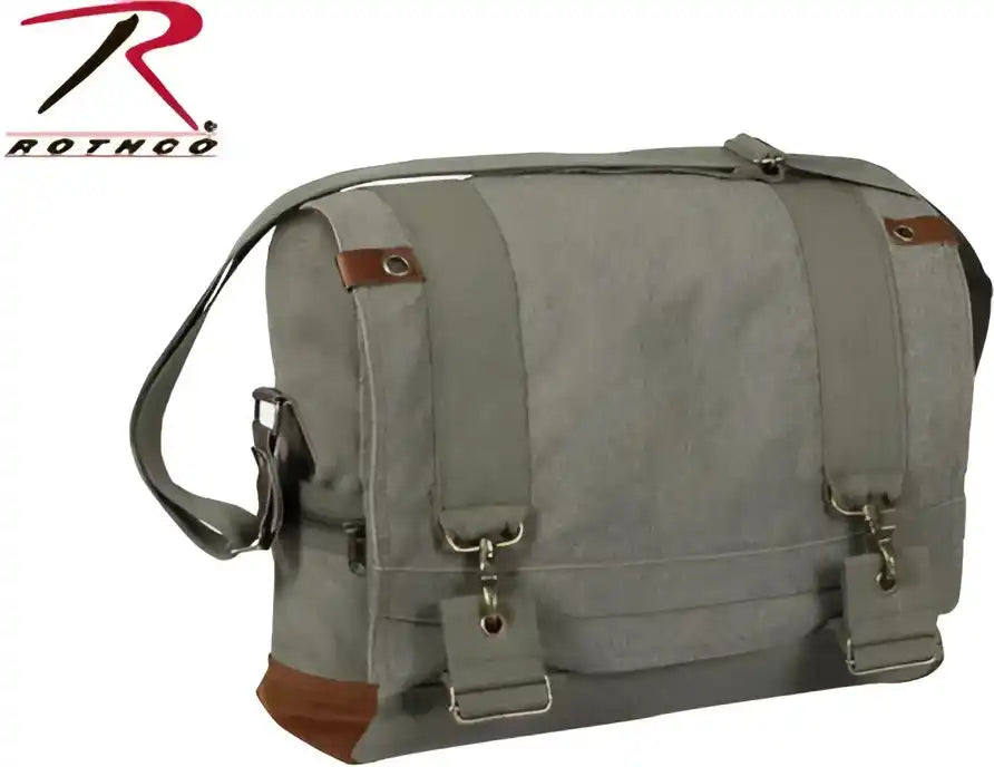 Rothco Vintage Canvas B-15 Pilot Messenger Bag
