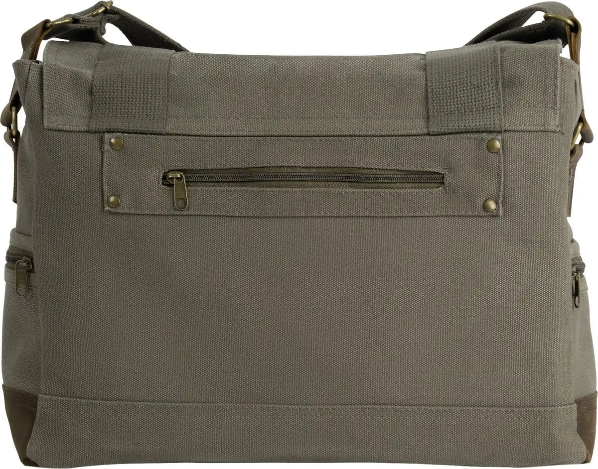 Rothco Vintage Canvas B-15 Pilot Messenger Bag