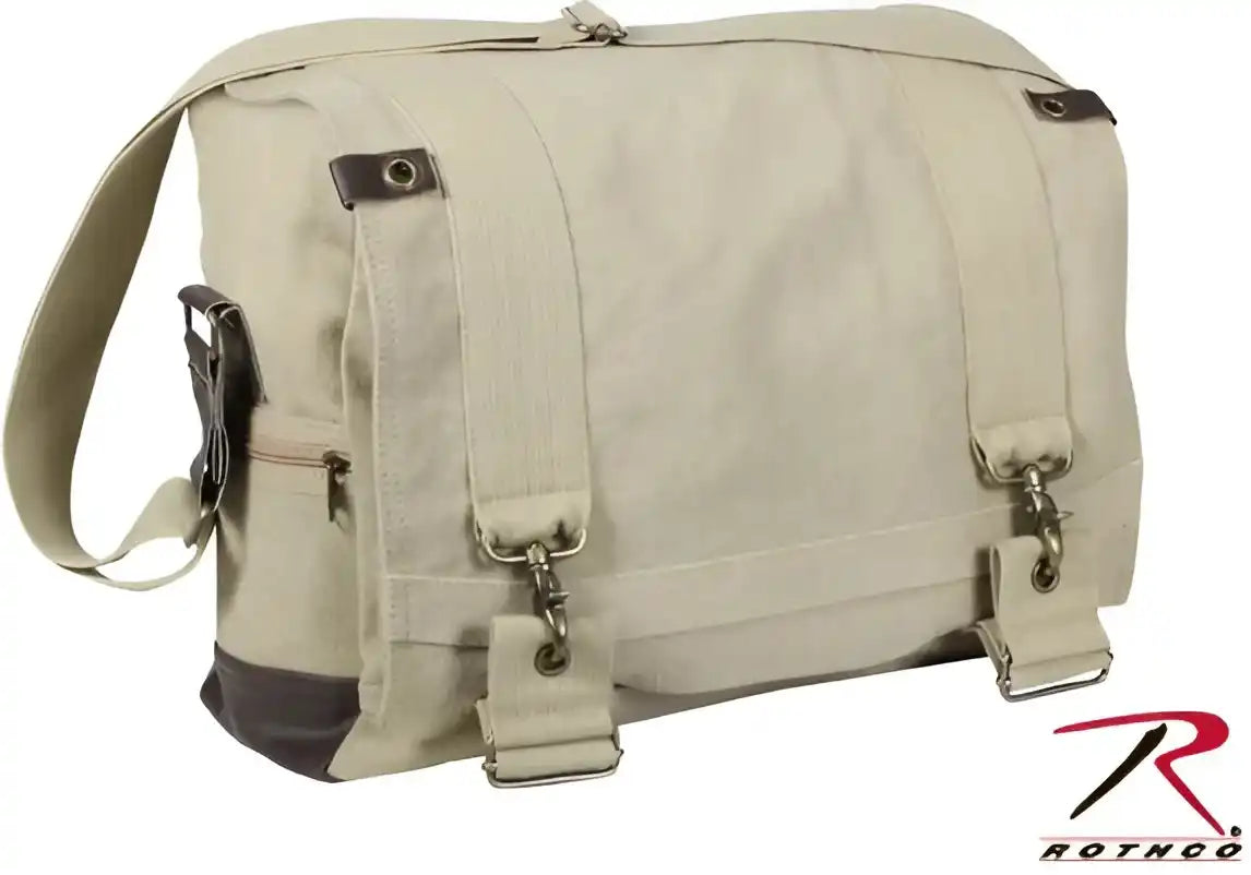 Rothco Vintage Canvas B-15 Pilot Messenger Bag