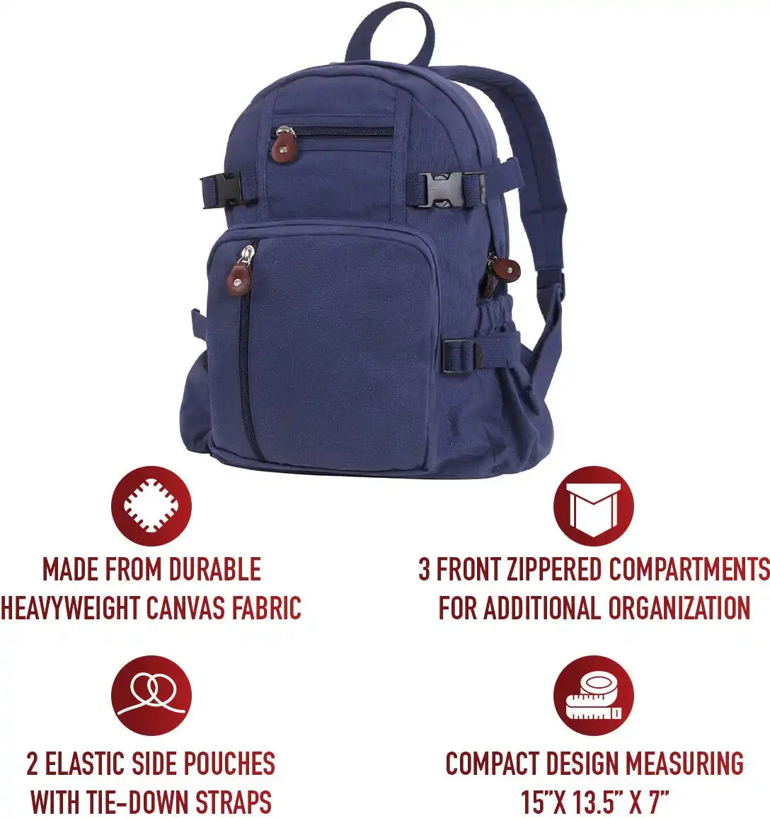 Rothco Vintage Canvas Compact Backpack