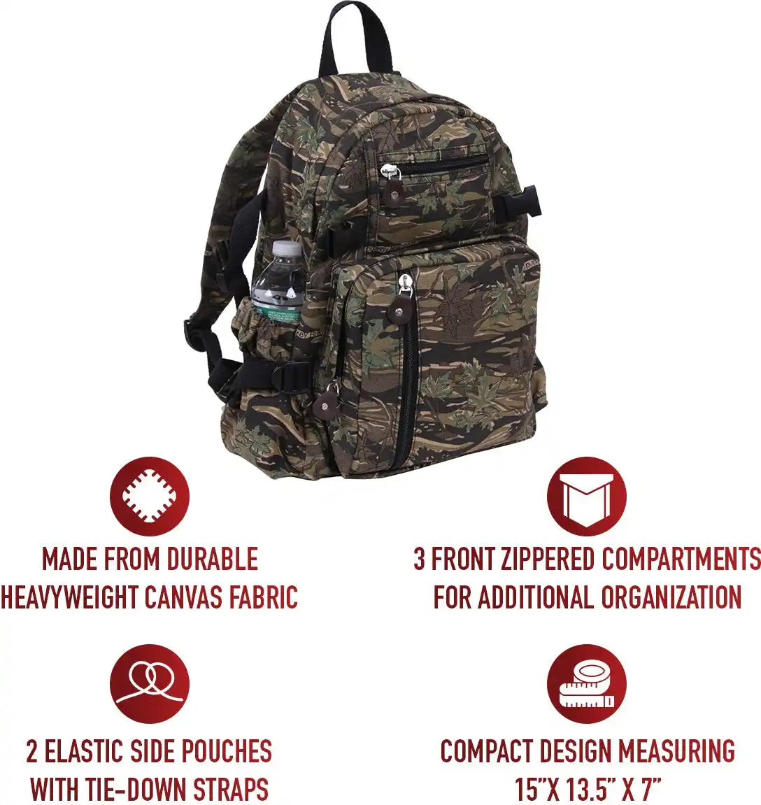 Rothco Vintage Canvas Compact Backpack