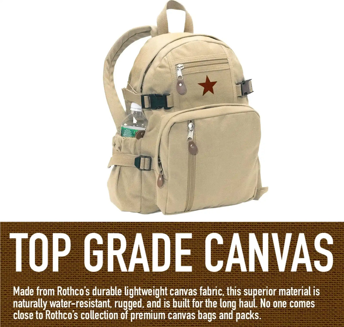 Rothco Vintage Canvas Compact Backpack
