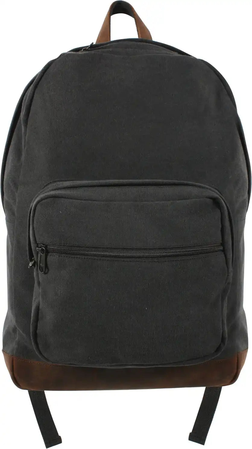 Rothco Vintage Canvas Teardrop Backpack with Leather Accents