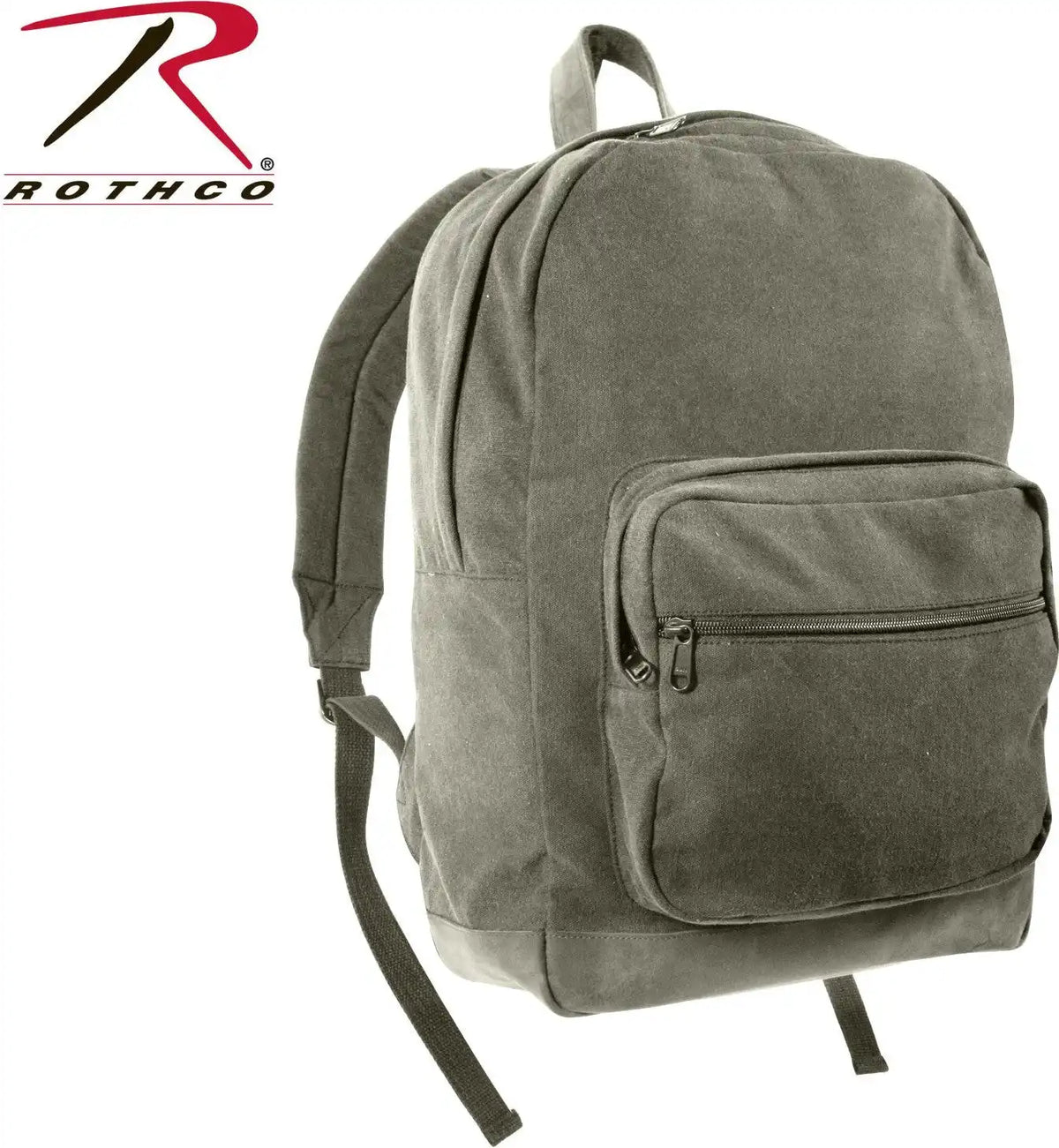 Rothco Vintage Canvas Teardrop Backpack with Leather Accents
