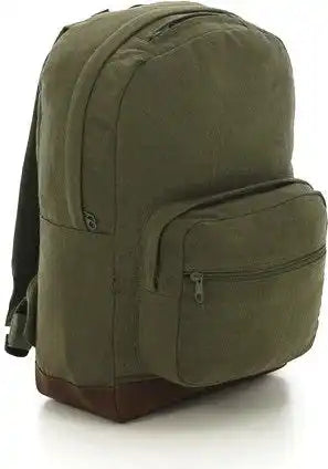 Rothco Vintage Canvas Teardrop Backpack with Leather Accents