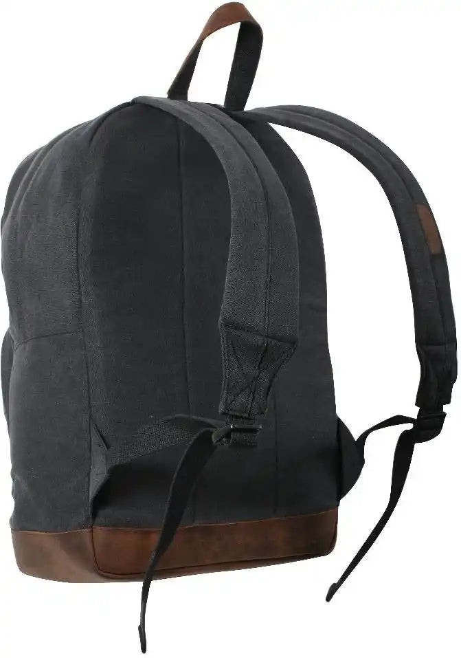 Rothco Vintage Canvas Teardrop Backpack with Leather Accents