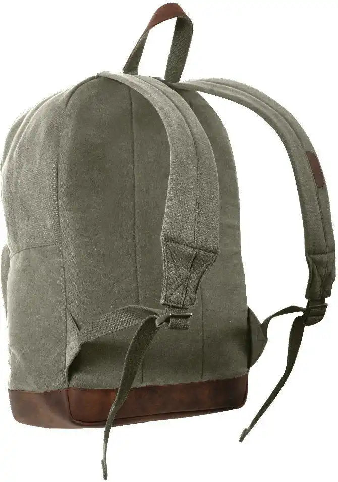 Rothco Vintage Canvas Teardrop Backpack with Leather Accents