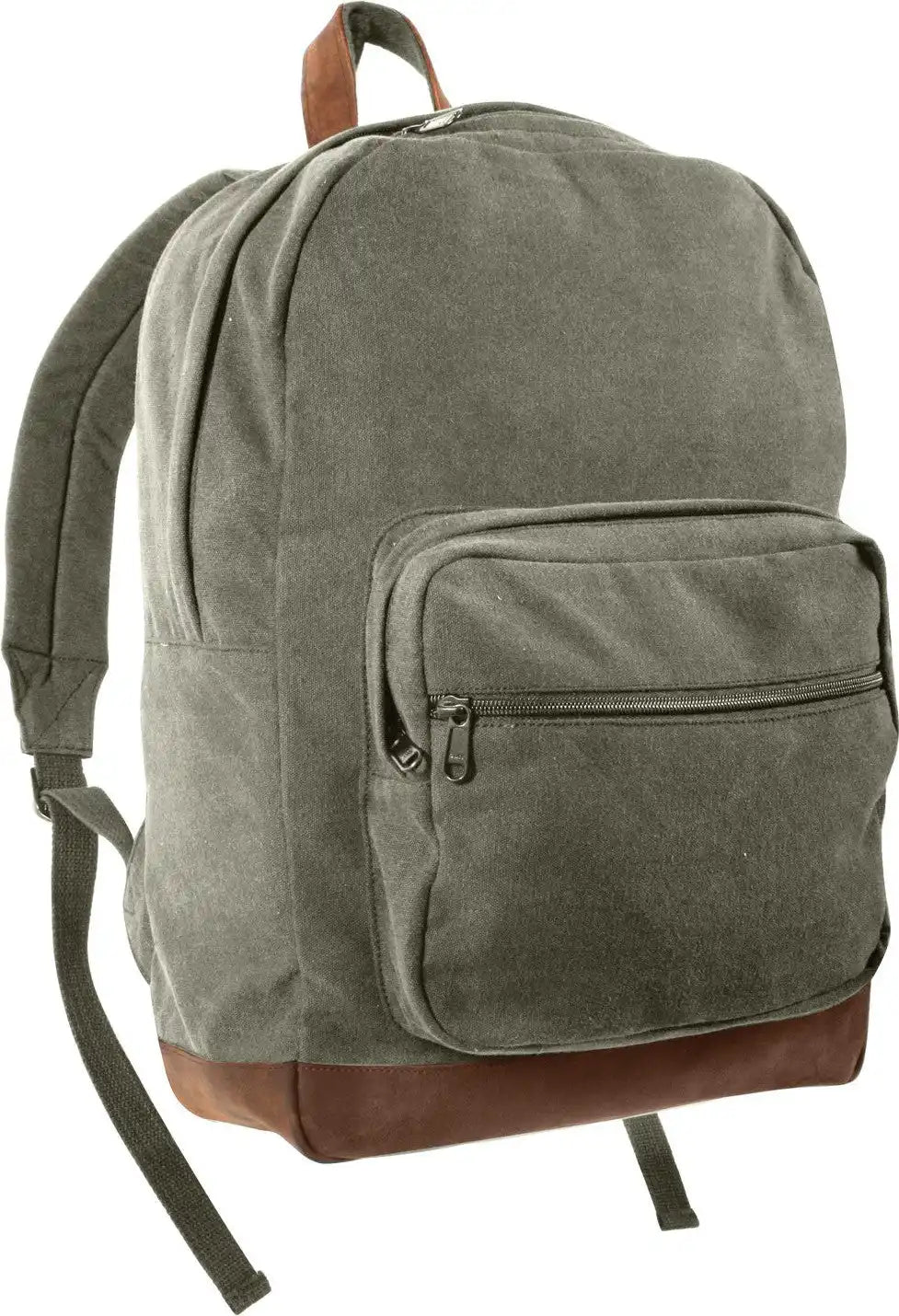 Rothco Vintage Canvas Teardrop Backpack with Leather Accents