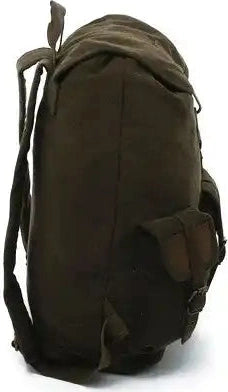 Rothco Vintage Canvas Wayfarer Backpack with Leather Accents - Brown
