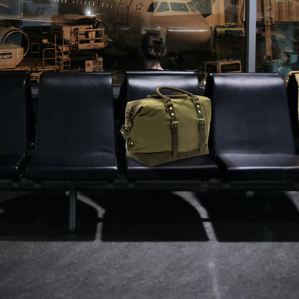 Rothco Vintage Carry on Travel Bag Olive Drab