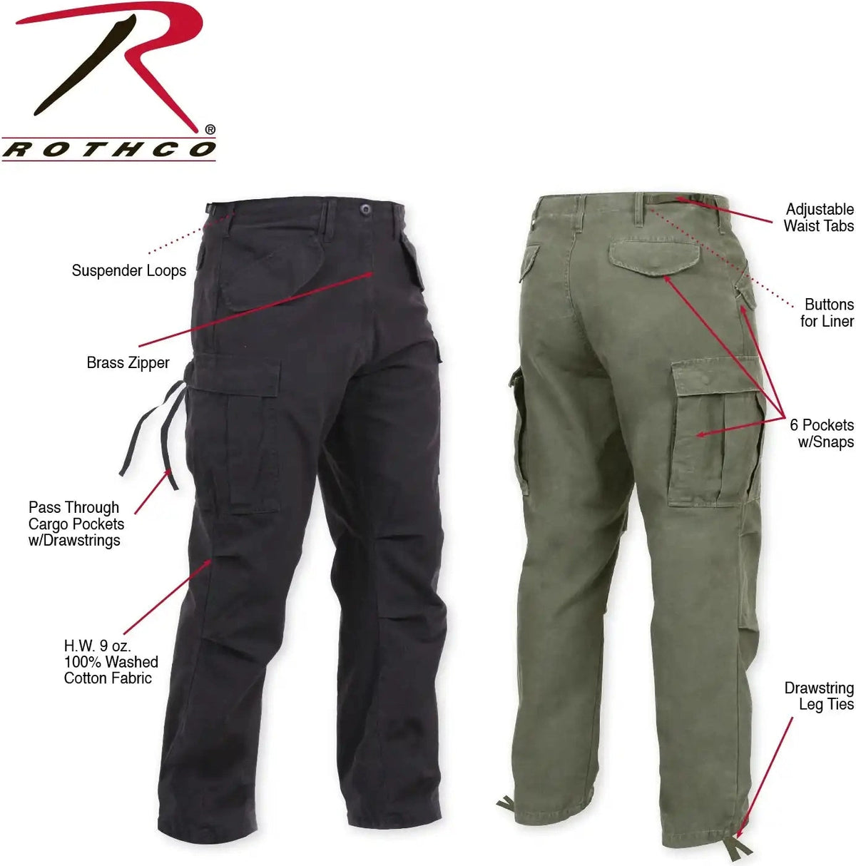 Rothco Vintage M-65 Field Pant