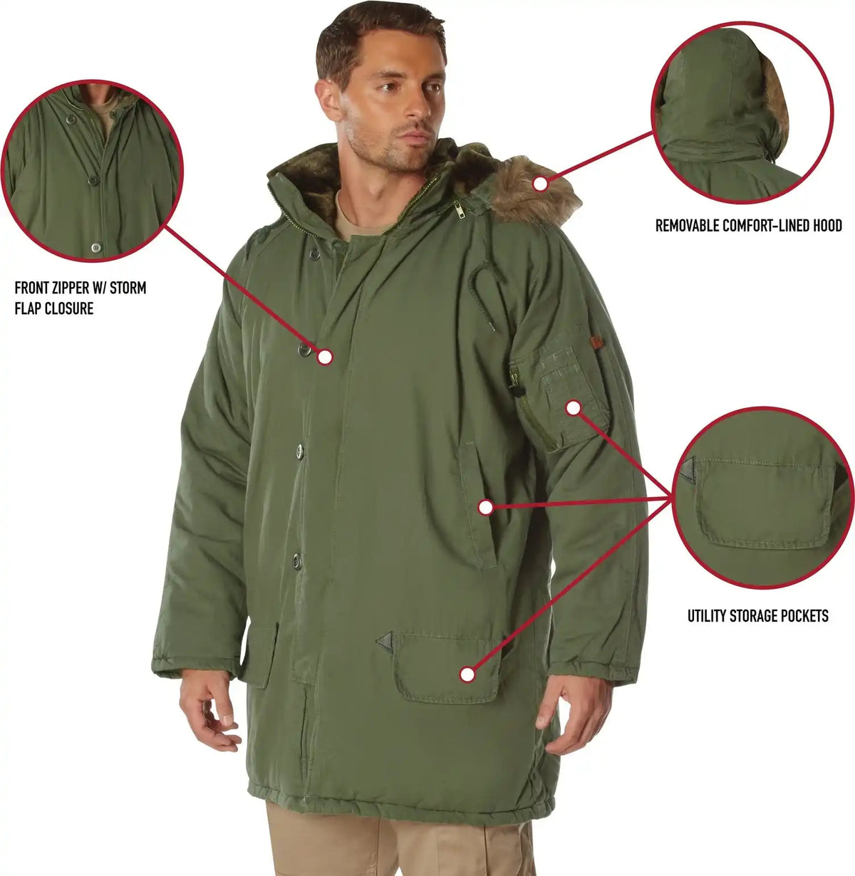 Rothco Vintage N-3b Parka