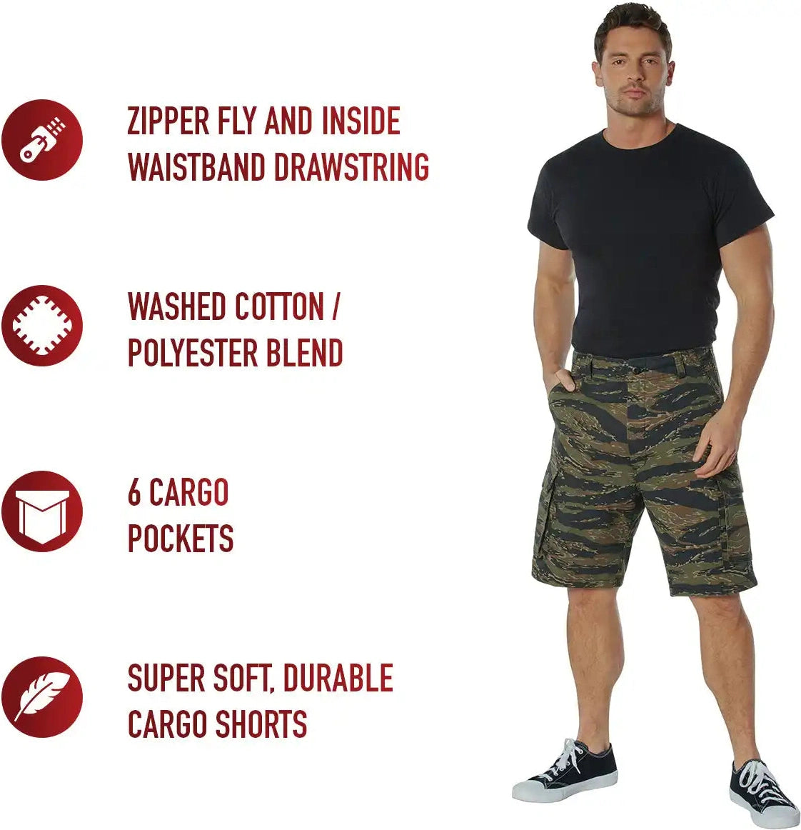 Rothco Vintage Paratrooper Cargo Shorts