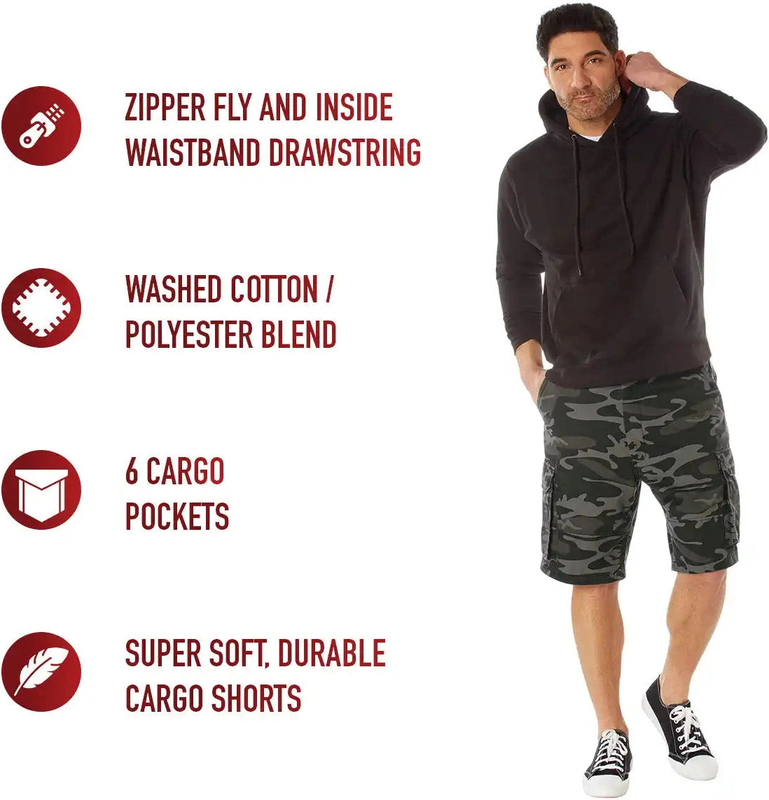 Rothco Vintage Paratrooper Cargo Shorts