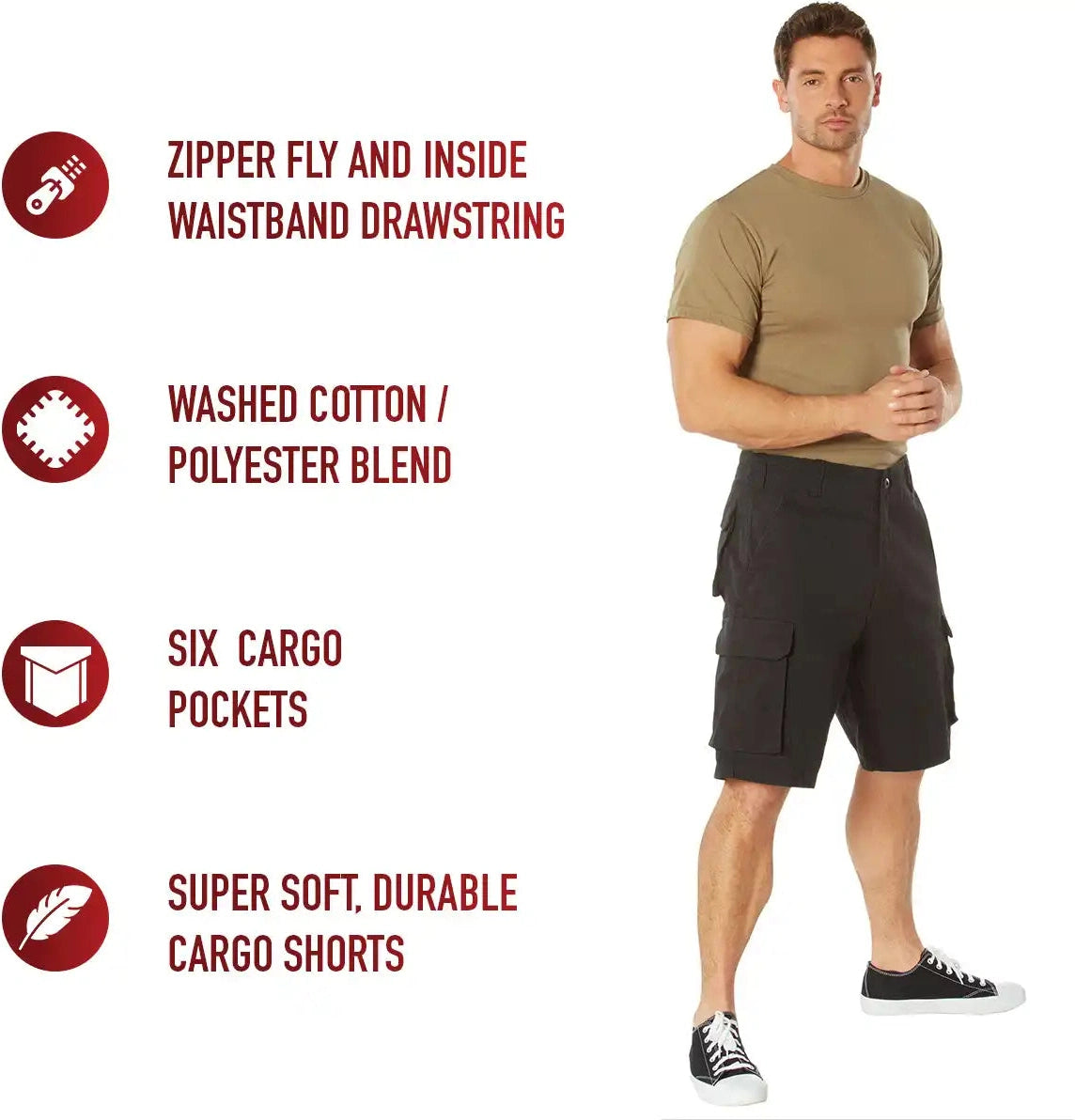 Rothco Vintage Paratrooper Cargo Shorts