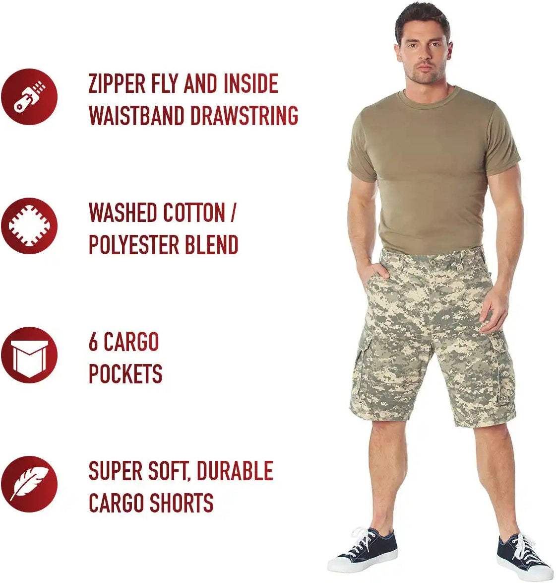 Rothco Vintage Paratrooper Cargo Shorts