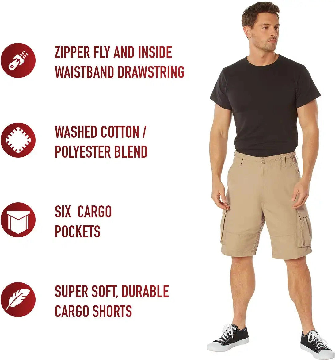 Rothco Vintage Paratrooper Cargo Shorts