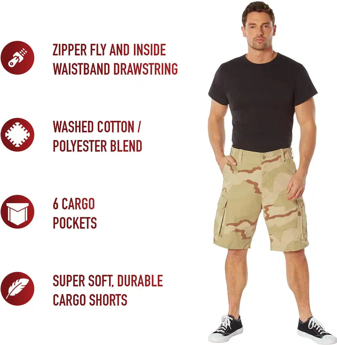 Rothco Vintage Paratrooper Cargo Shorts