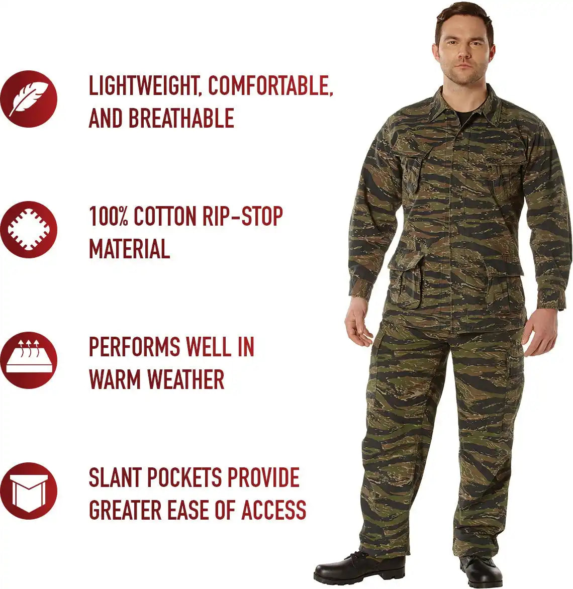 Rothco Vintage Vietnam Fatigue Rip-stop Shirt