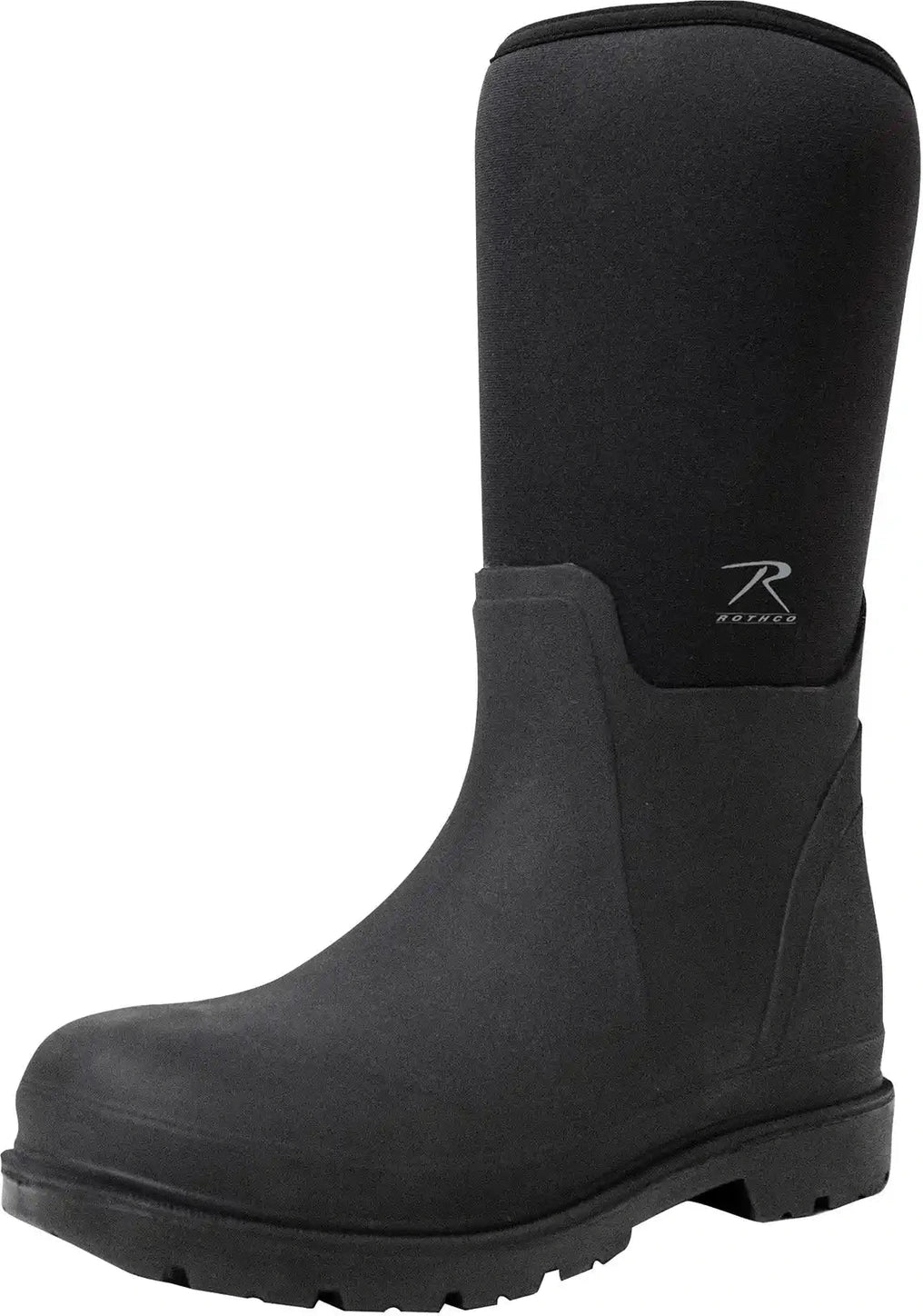 Rothco Waterproof Rubber Boots - Black - 14.5 Inch - 12