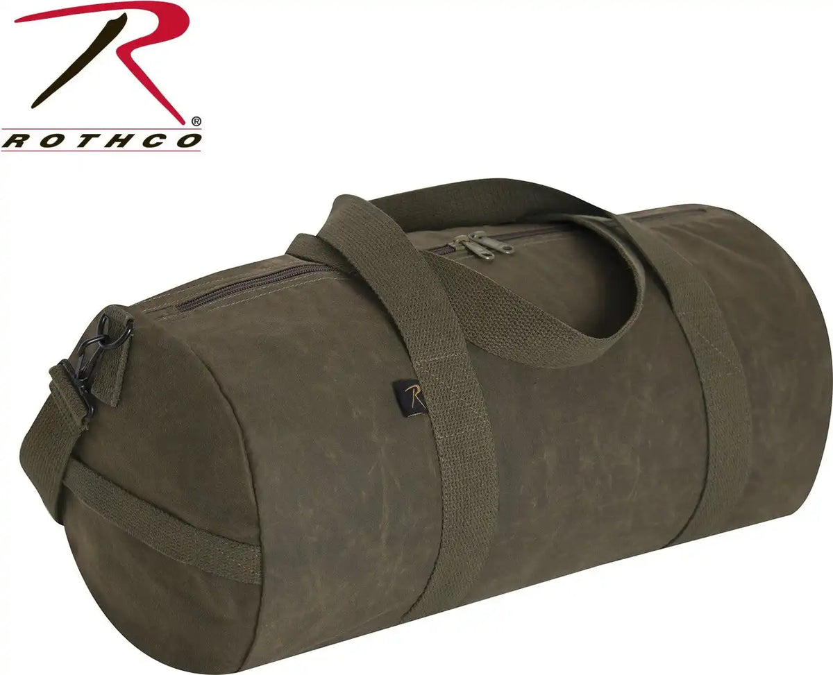 Rothco Waxed Canvas Shoulder Duffle Bag 19 Inch
