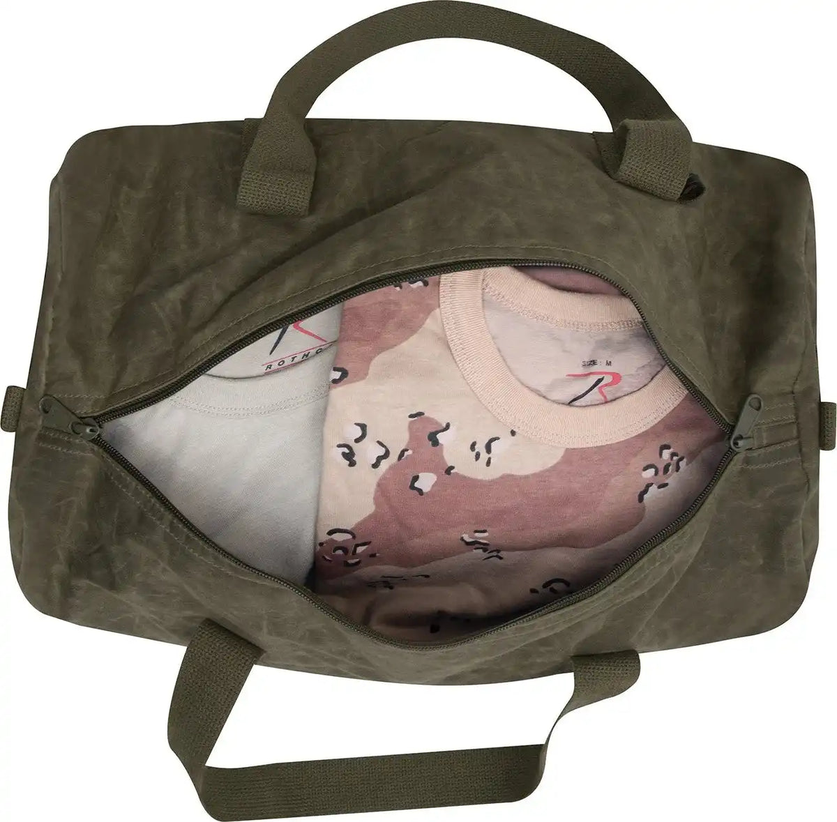 Rothco Waxed Canvas Shoulder Duffle Bag 19 Inch