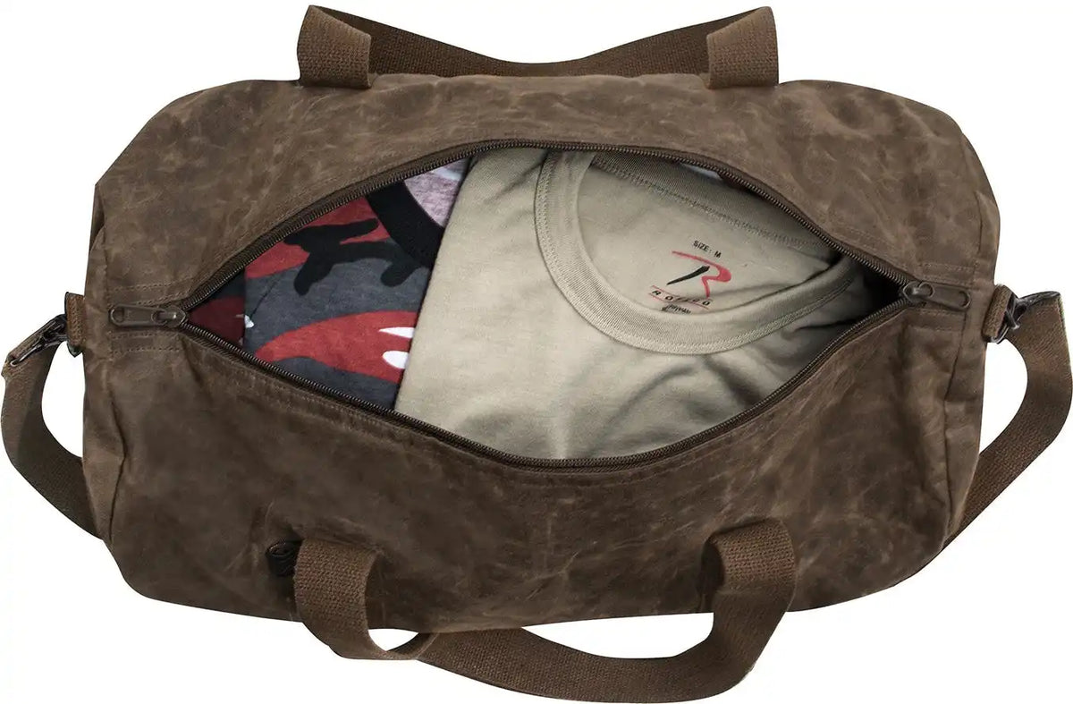 Rothco Waxed Canvas Shoulder Duffle Bag 19 Inch