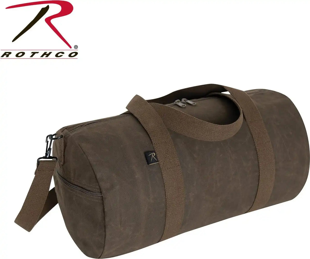 Rothco Waxed Canvas Shoulder Duffle Bag 19 Inch