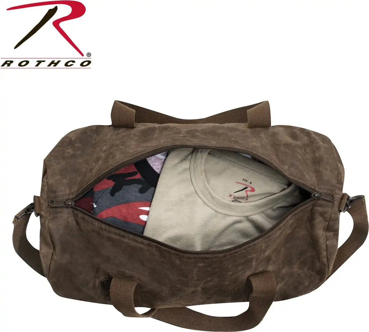 Rothco Waxed Canvas Shoulder Duffle Bag 19 Inch