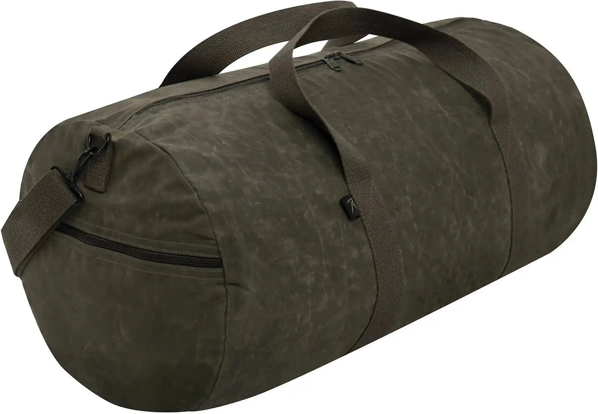 Rothco Waxed Canvas Shoulder Duffle Bag 24 Inch