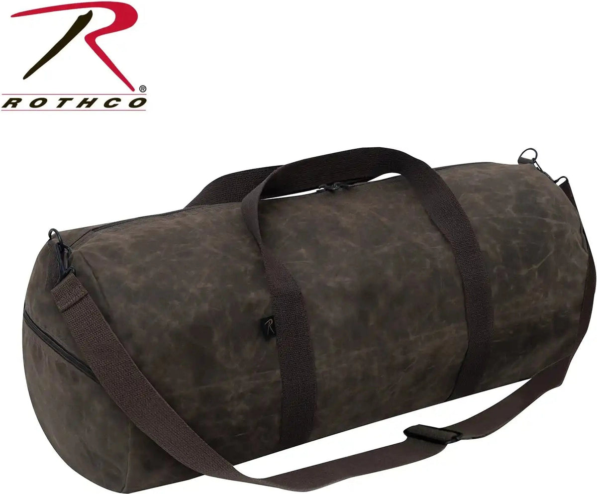 Rothco Waxed Canvas Shoulder Duffle Bag 24 Inch