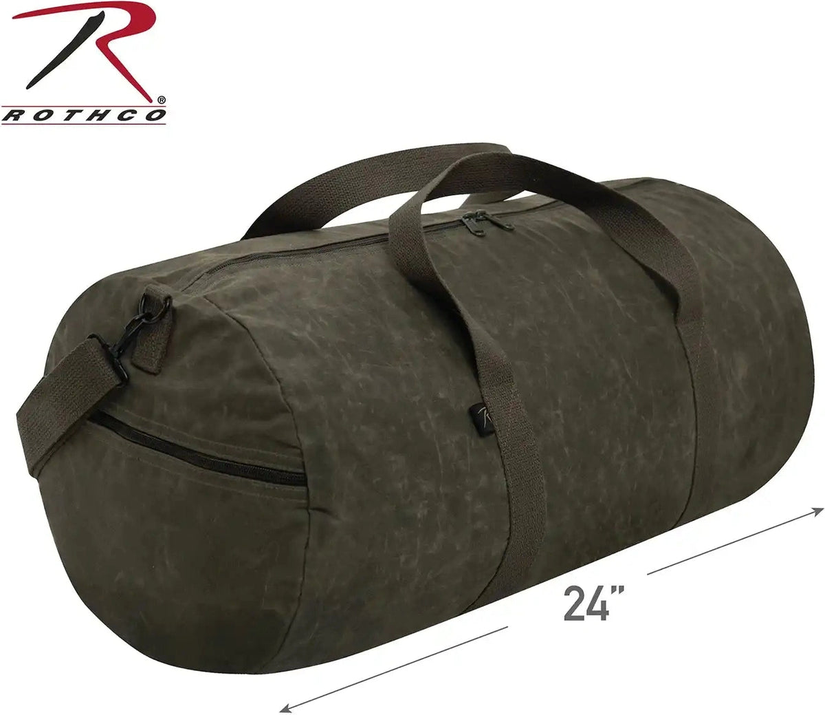 Rothco Waxed Canvas Shoulder Duffle Bag 24 Inch
