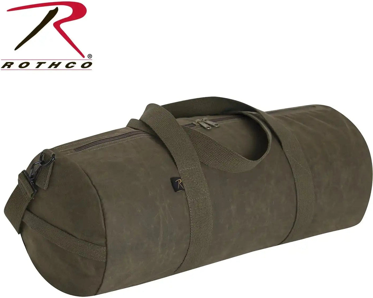 Rothco Waxed Canvas Shoulder Duffle Bag 24 Inch
