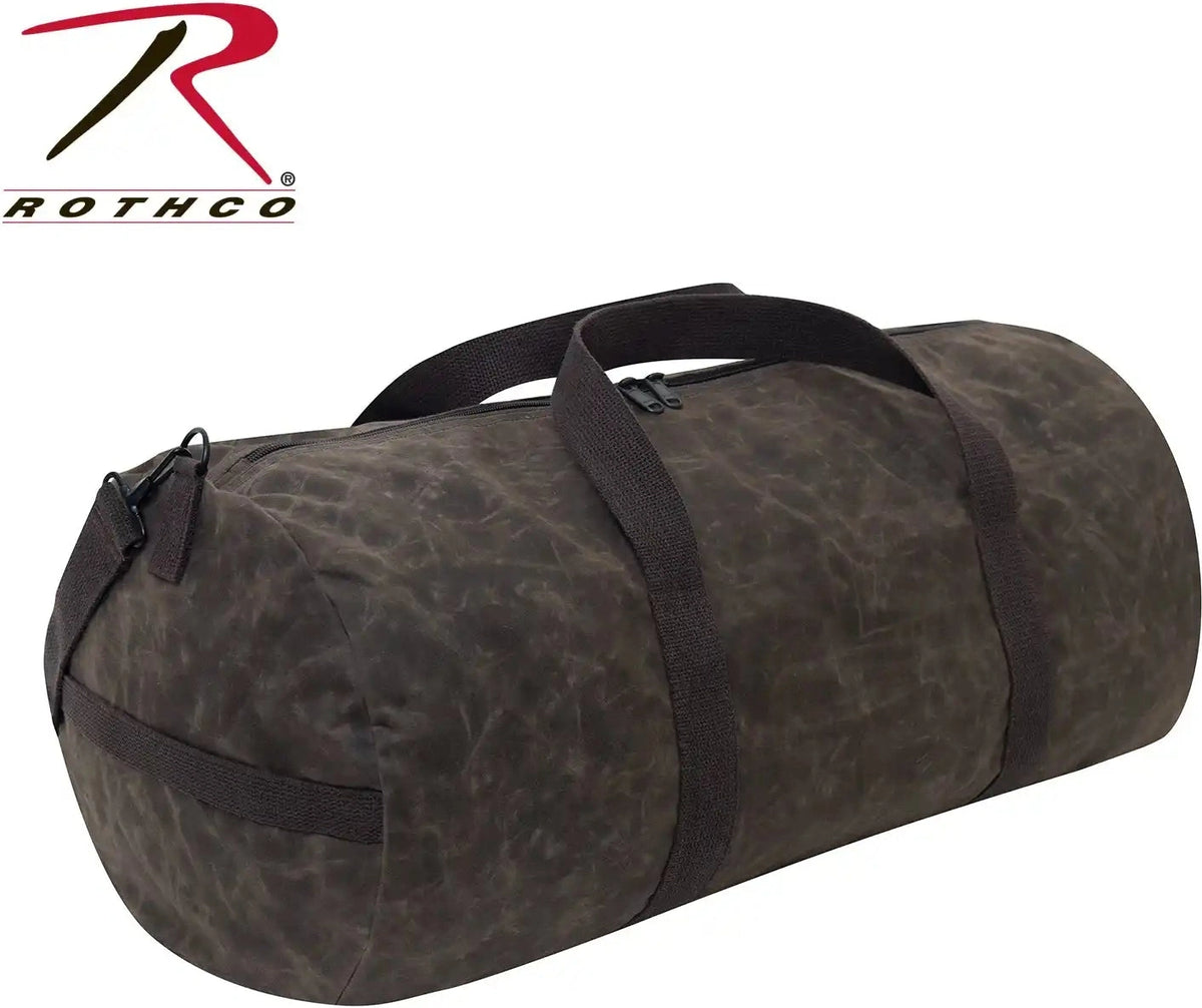 Rothco Waxed Canvas Shoulder Duffle Bag 24 Inch
