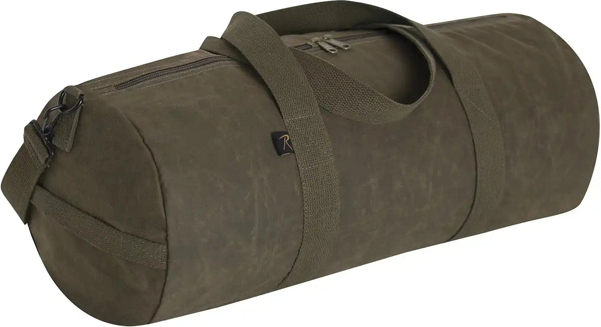 Rothco Waxed Canvas Shoulder Duffle Bag 24 Inch