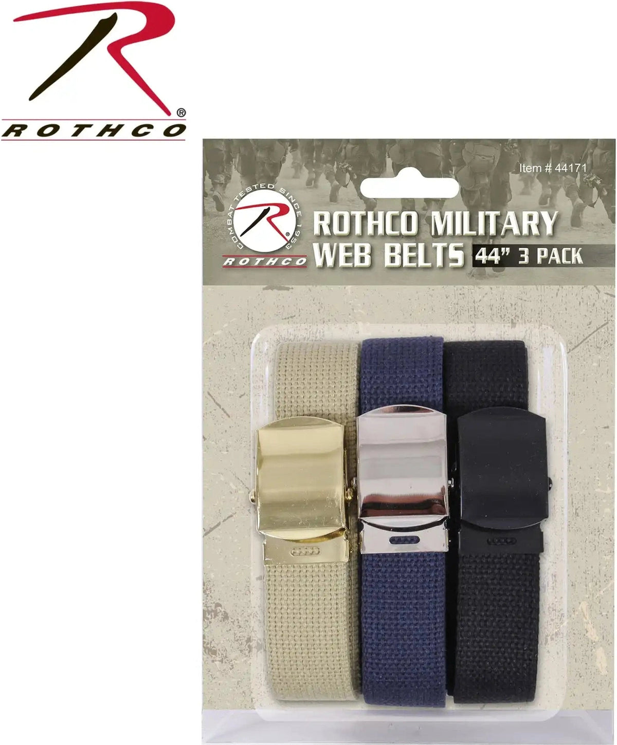 Rothco Web Belts in 3 Pack