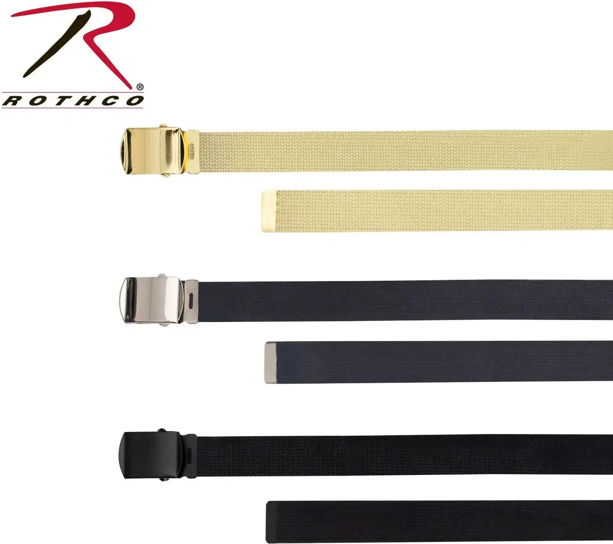 Rothco Web Belts in 3 Pack