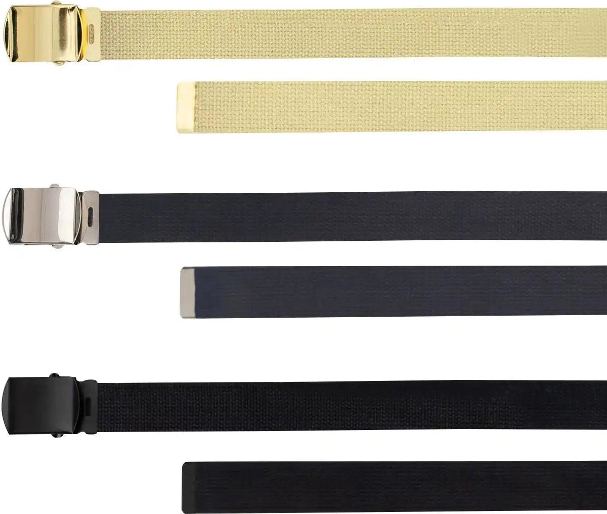 Rothco Web Belts in 3 Pack