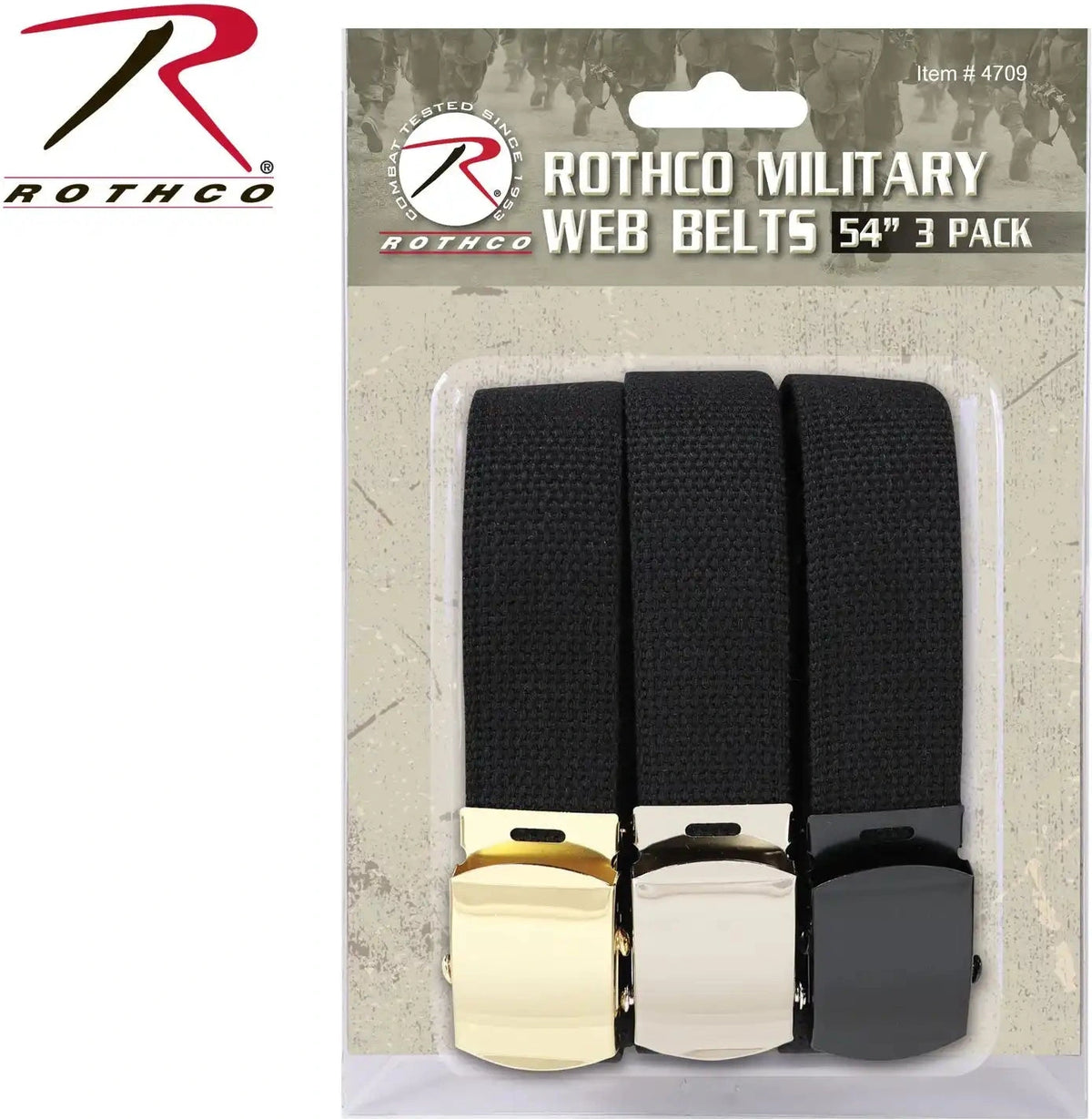 Rothco Web Belts in 3 Pack