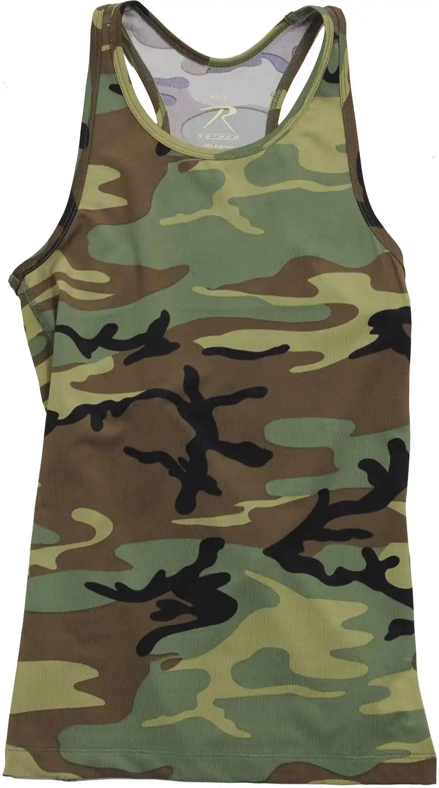 Rothco Womens Camo Workout Performance Tank Top