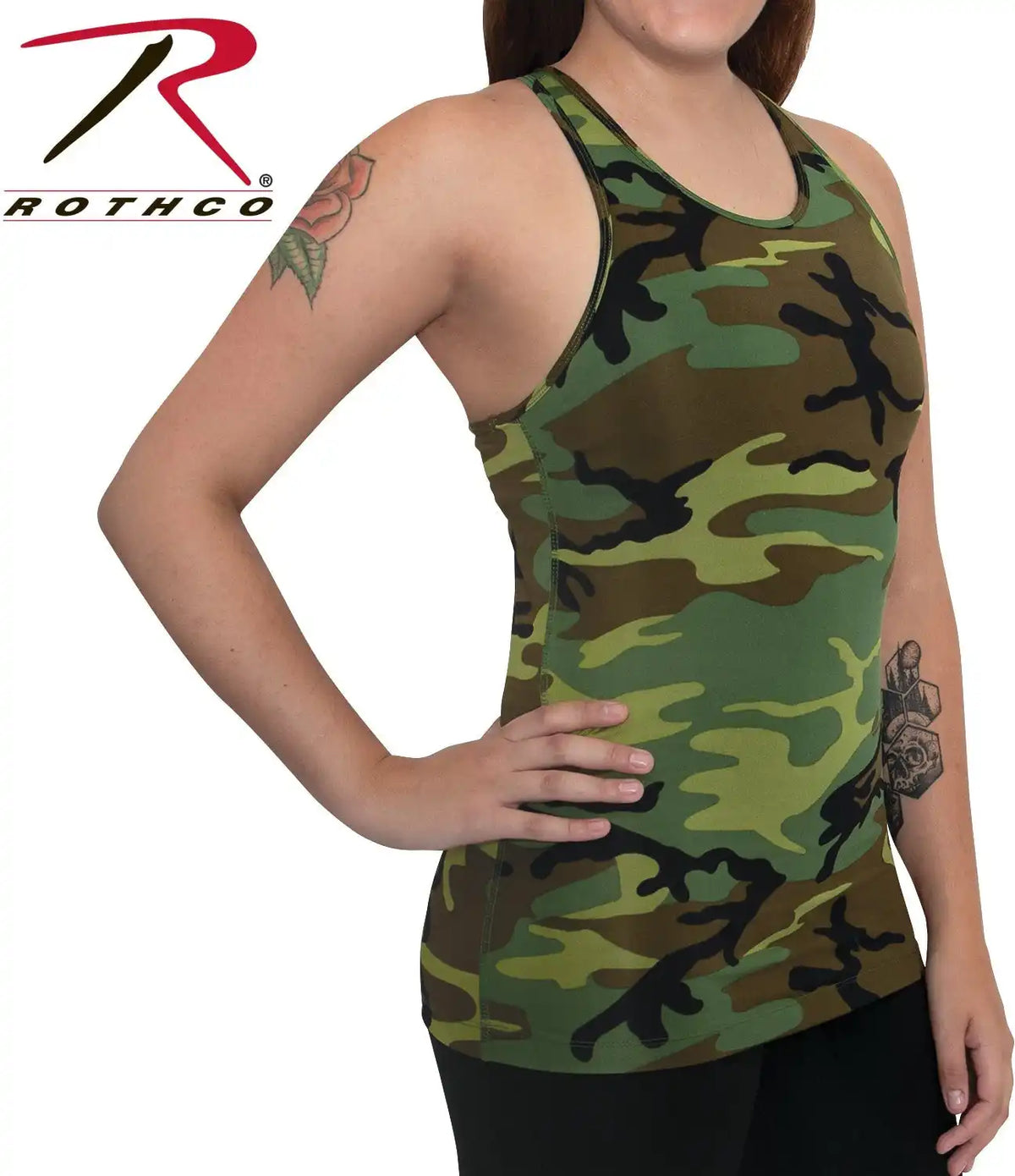 Rothco Womens Camo Workout Performance Tank Top