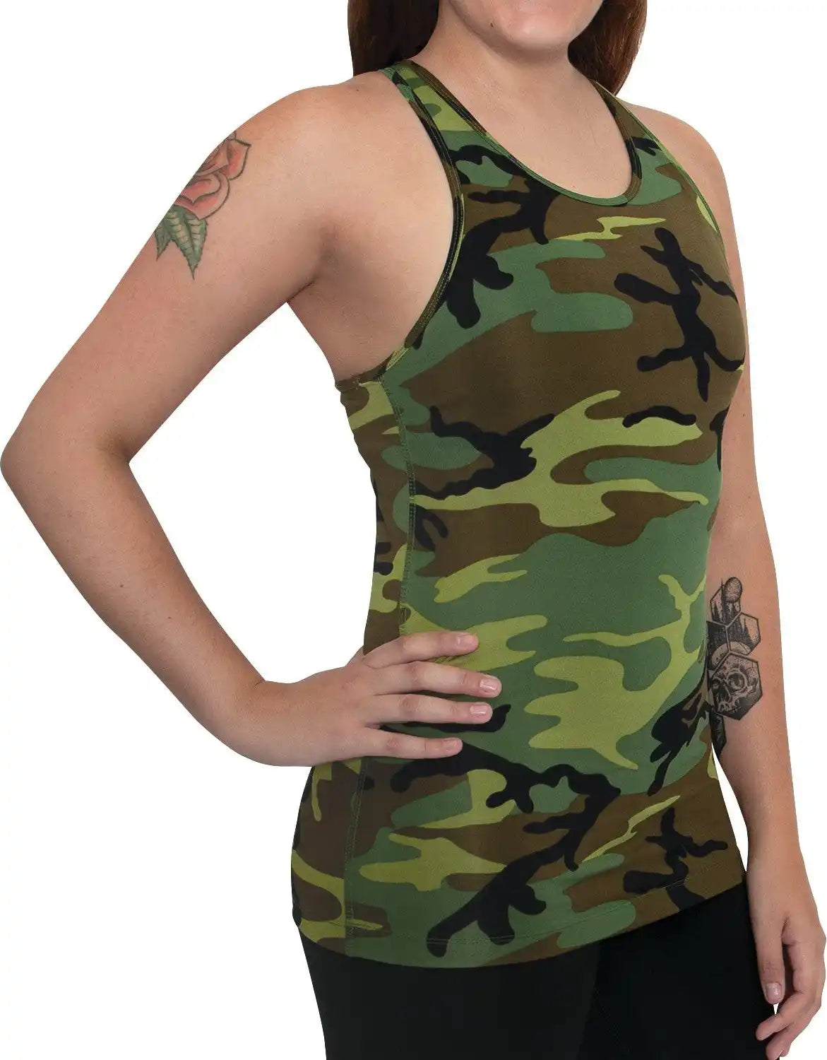 Rothco Womens Camo Workout Performance Tank Top