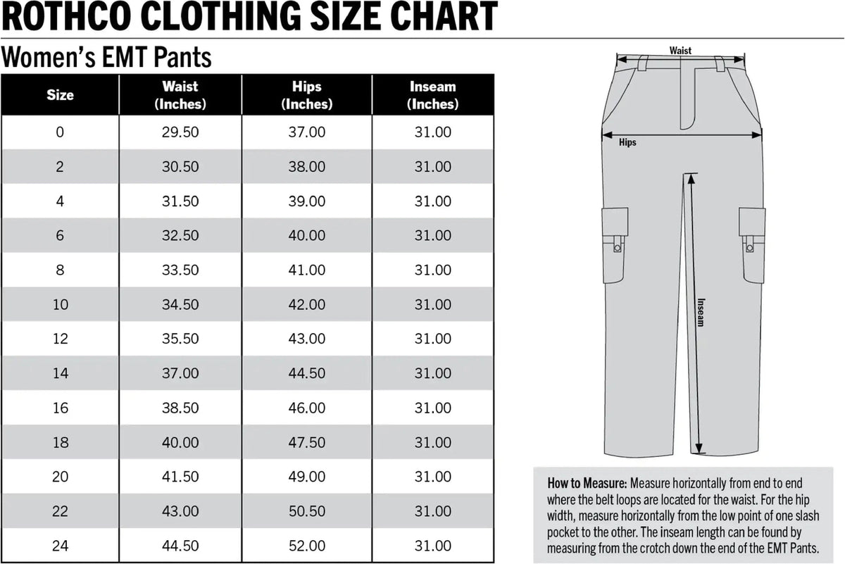 Rothco Womens Emt Pants