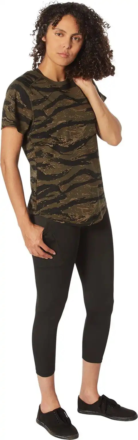 Rothco Womens Essential Raglan Sleeve T-shirt