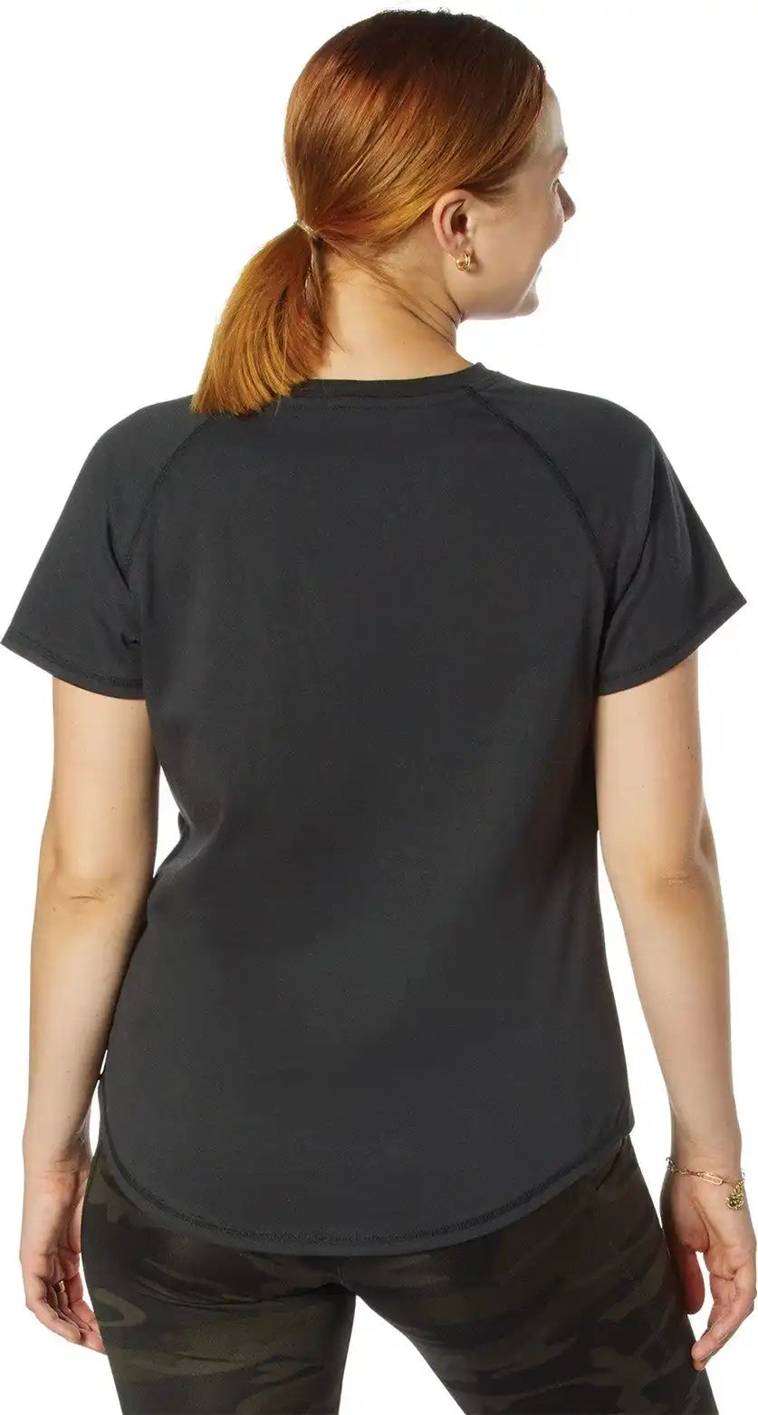 Rothco Womens Essential Raglan Sleeve T-shirt