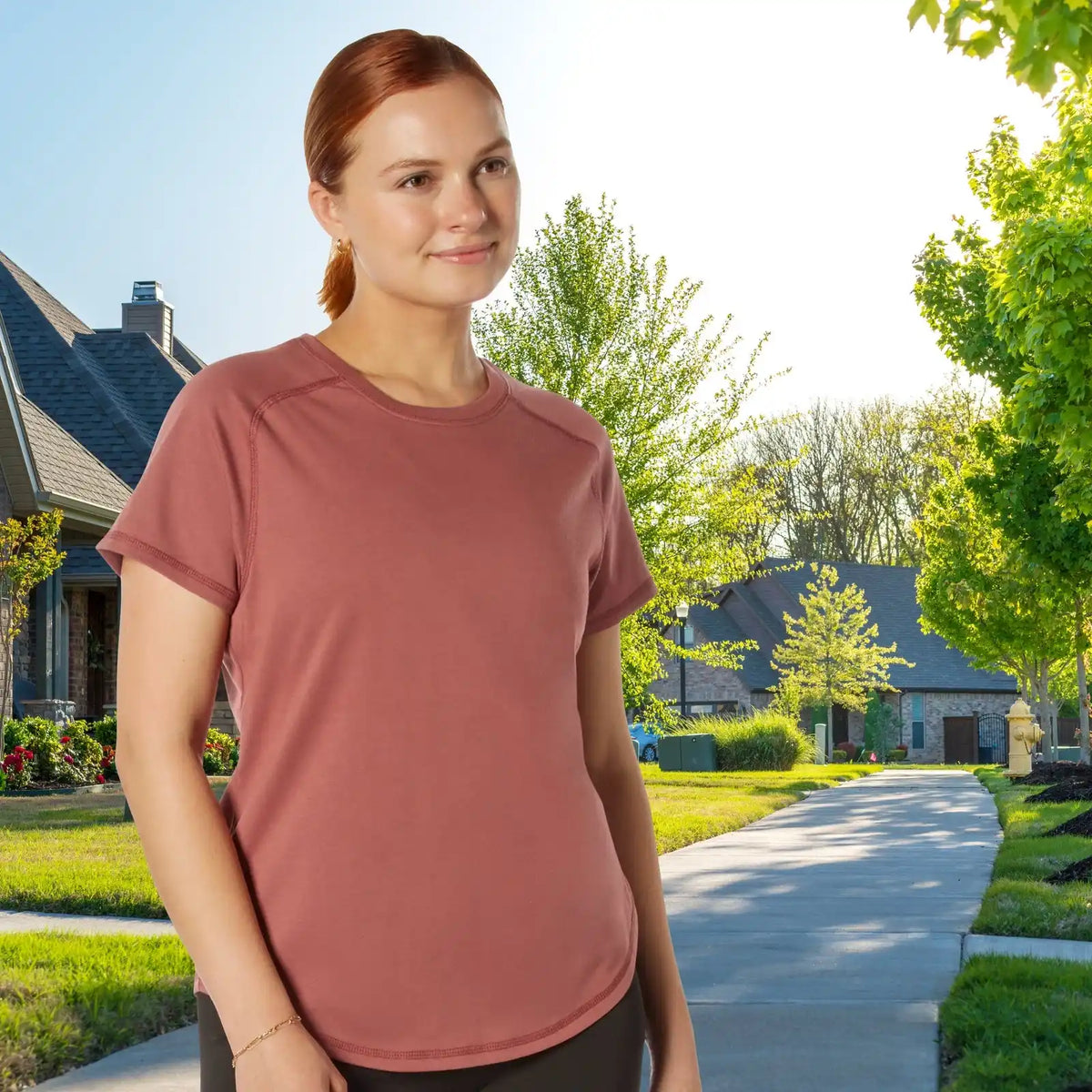 Rothco Womens Essential Raglan Sleeve T-shirt